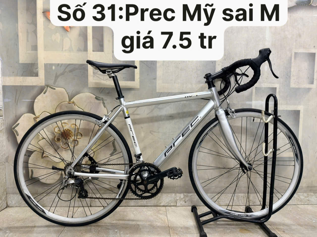 Xe đạp Prec Nhật bãi cổ cong tay lắc