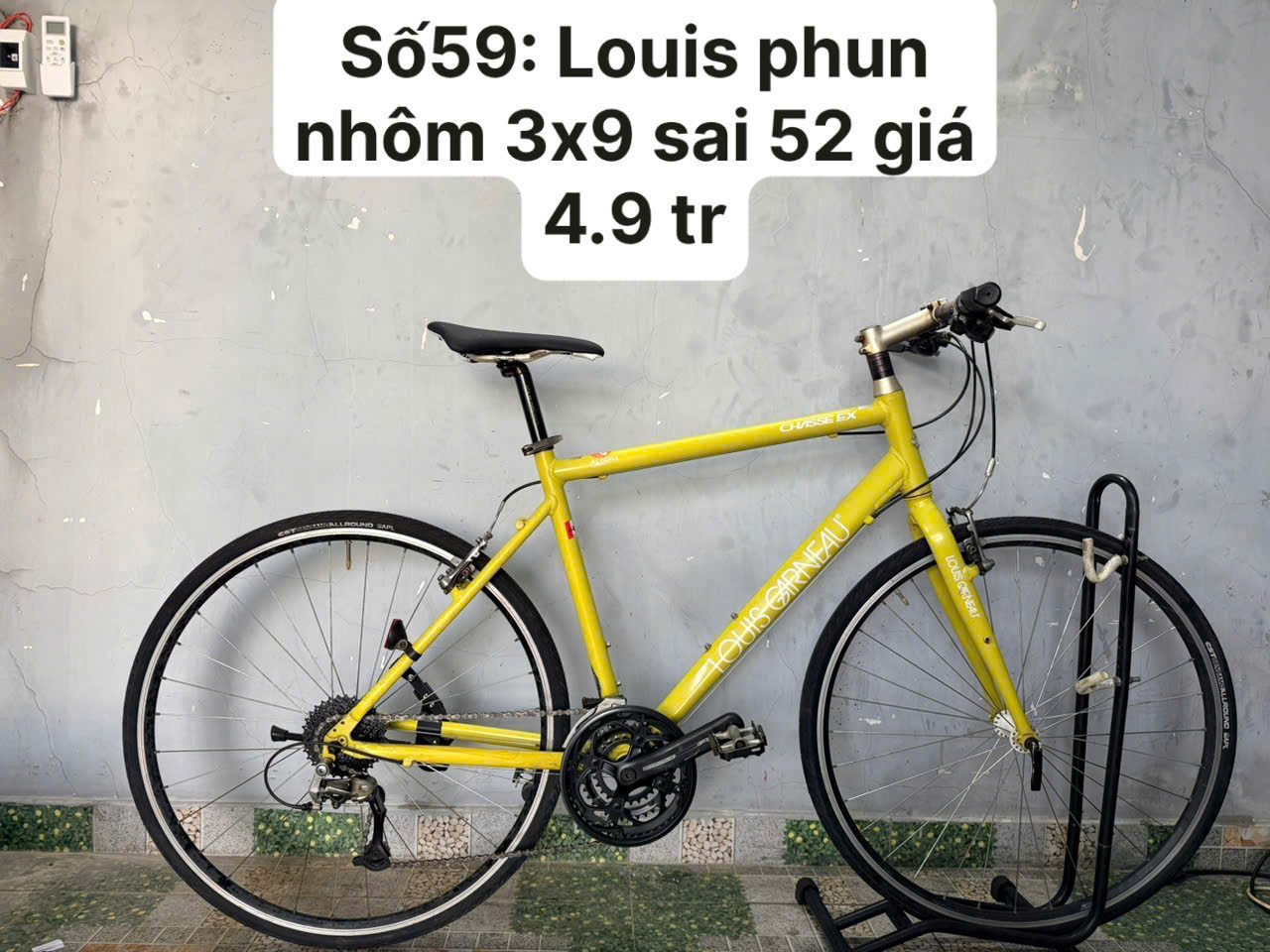 Xe đạp Louis phun nhôm