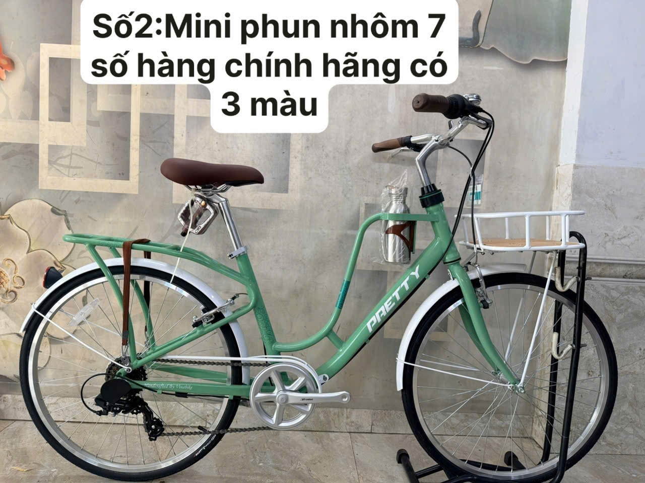 Xe đạp Mini Pretty chính hãng khung nhôm
