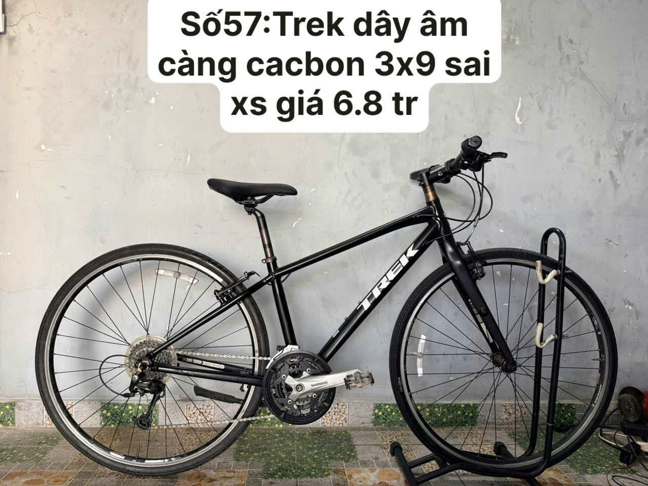 Xe đạp Trek càng cacbon dây âm sườn Xe đạp Trek càng cacbon dây âm sườn