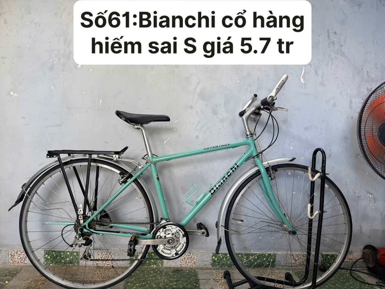 Xe đạp cổ Bianchi nhật bãi
