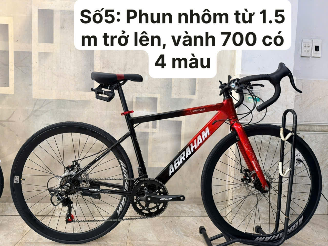 Xe đạp đua Abraham khung nhôm