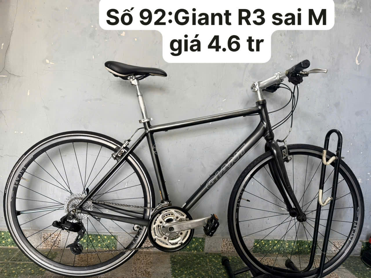 Xe đạp nhật bãi Giant r3 màu xám