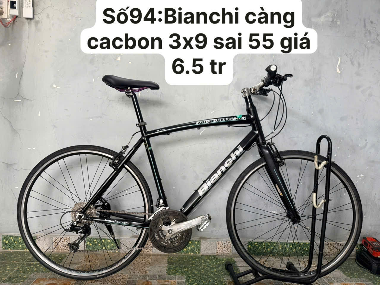 Xe đạp nhật bãi Bianchi càng carbon