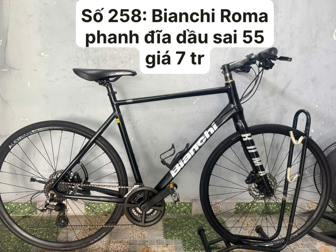 Xe đạp Bianchi Roma phanh đĩa dầu