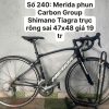 Xe đạp Merida Carbon nhật bãi