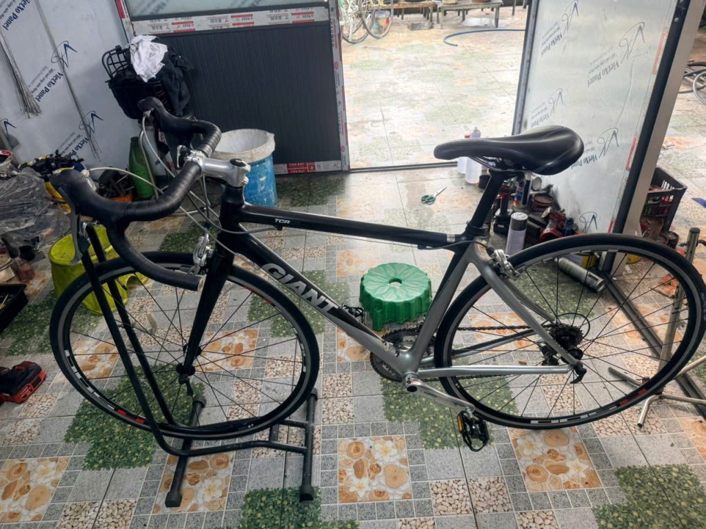 Xe đạp nhật bãi Giant khung carbon 