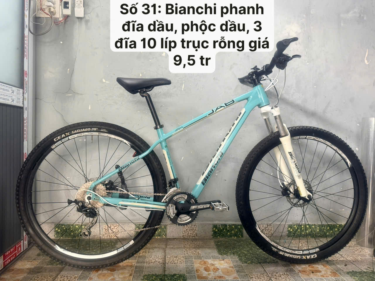 Xe đạp Bianchi MTB phanh đĩa dầu