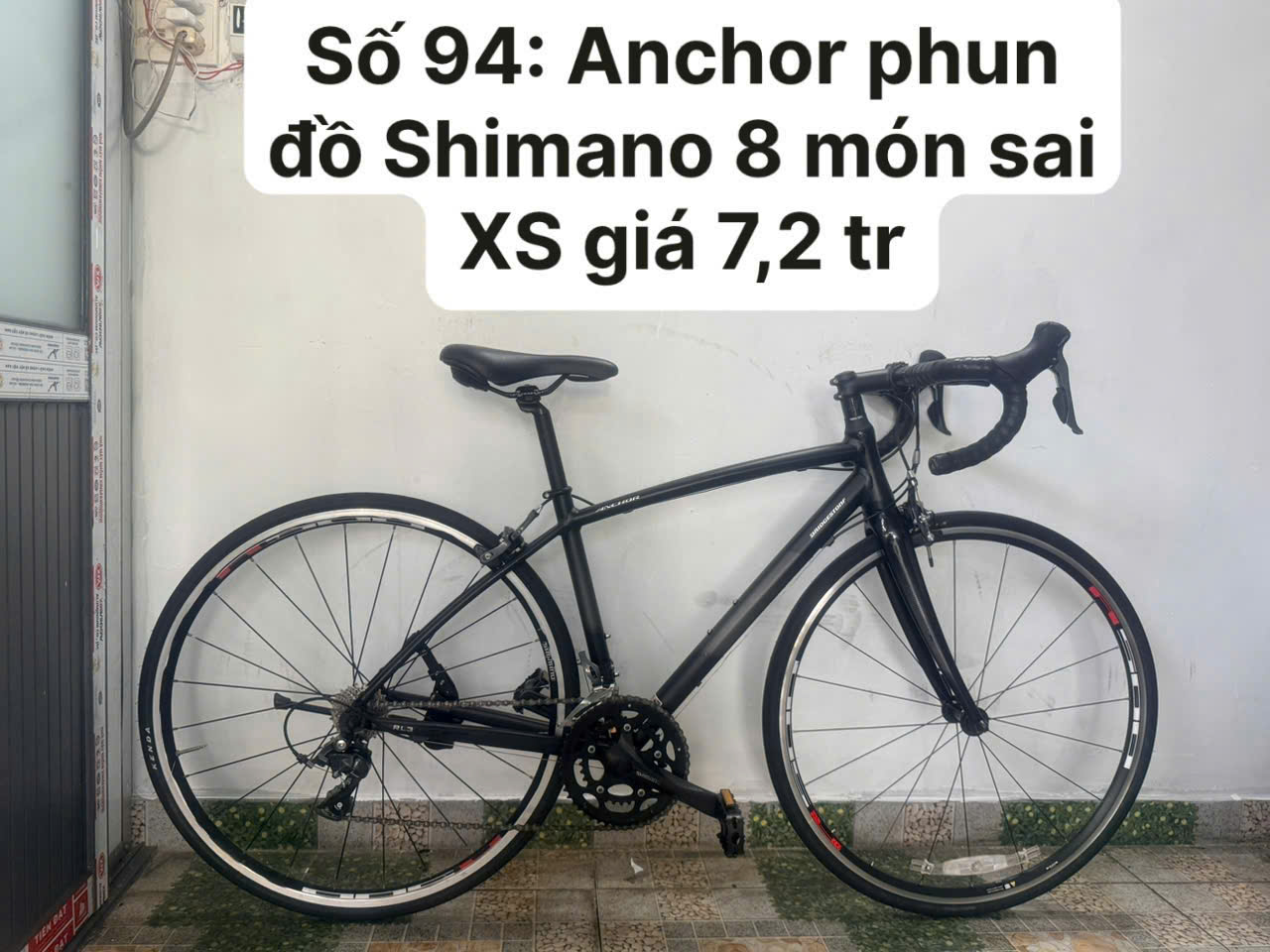 Xe đạp tay cong Anchor càng carbon